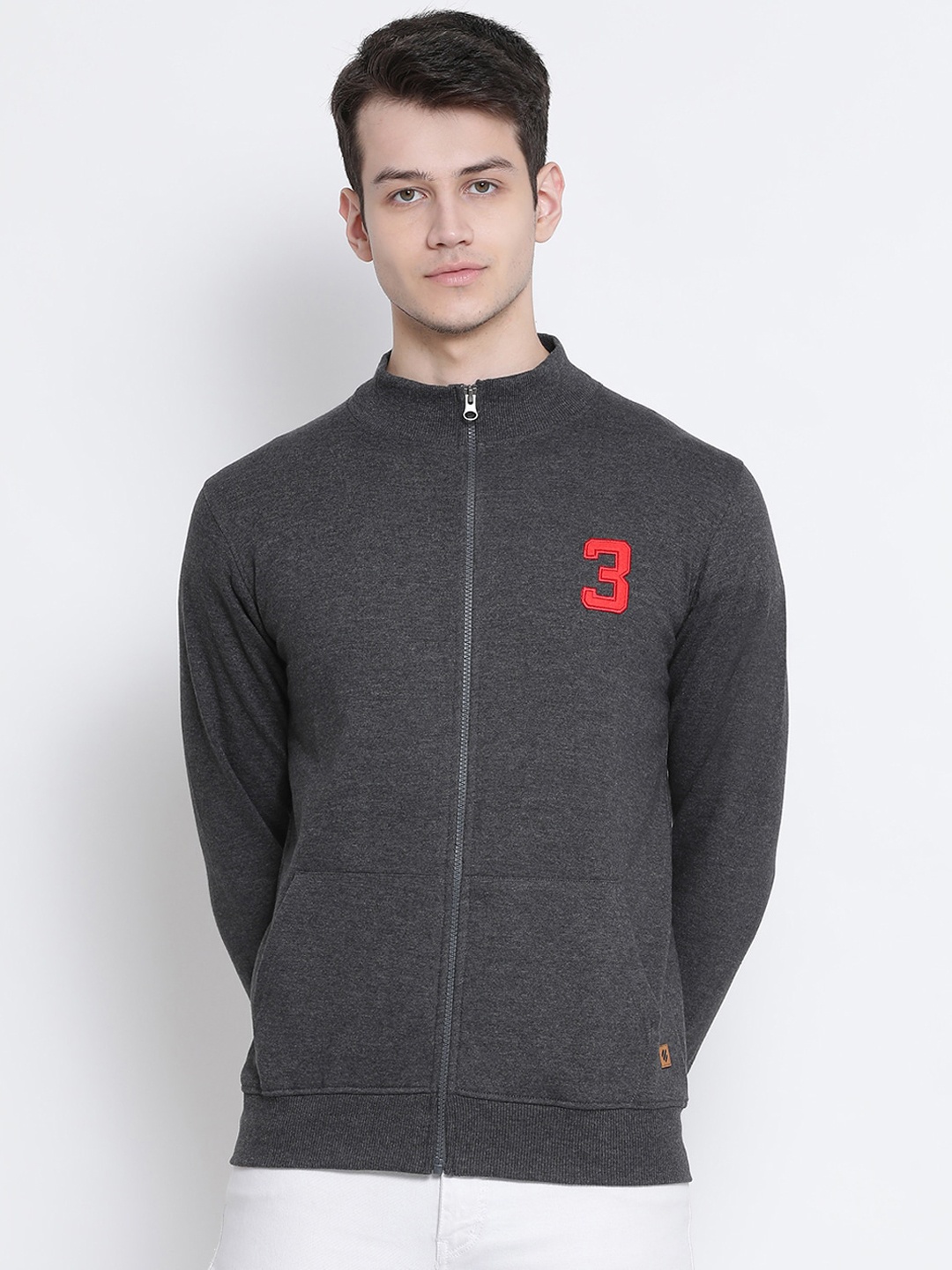ONN Men Charcoal Grey Outdoor Sporty Jacket