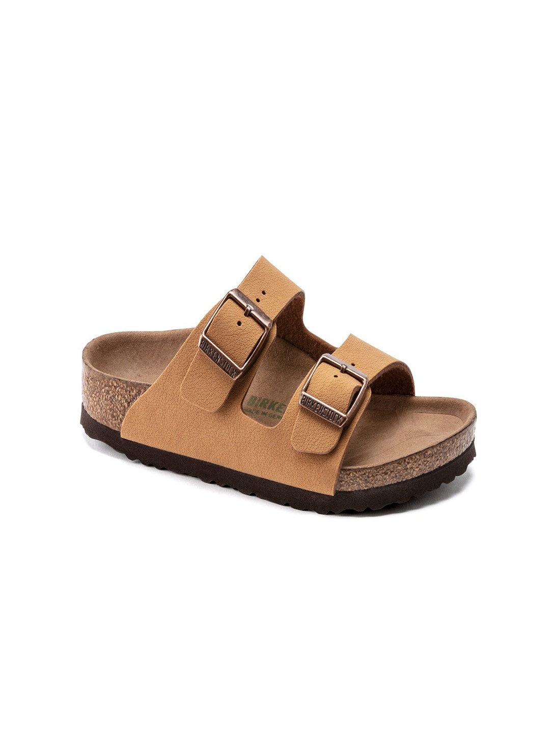 

Birkenstock Boys Brown Arizona Vegan Narrow Width Comfort Sandals