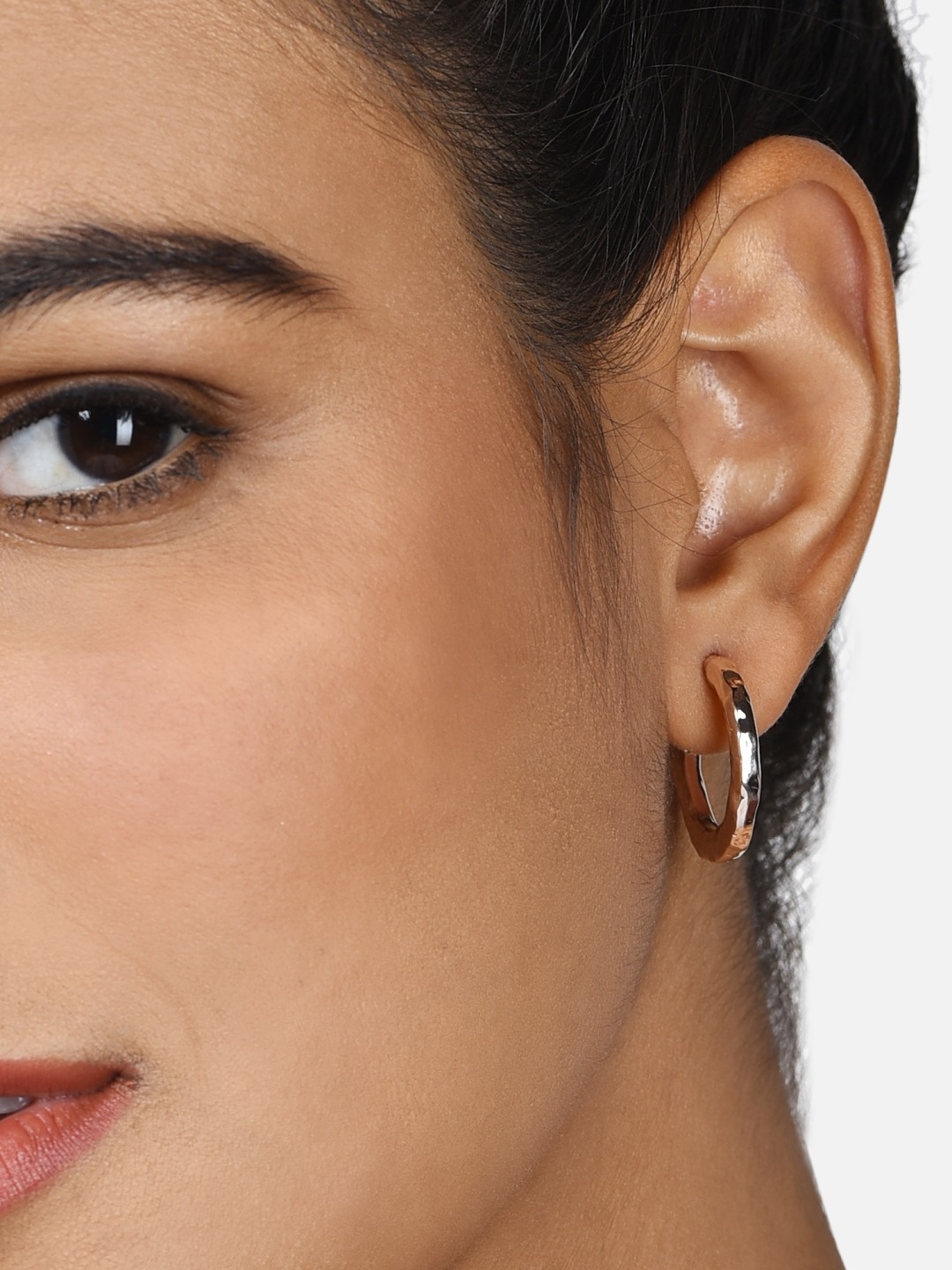 

AMI Rose Gold Contemporary Studs Earrings