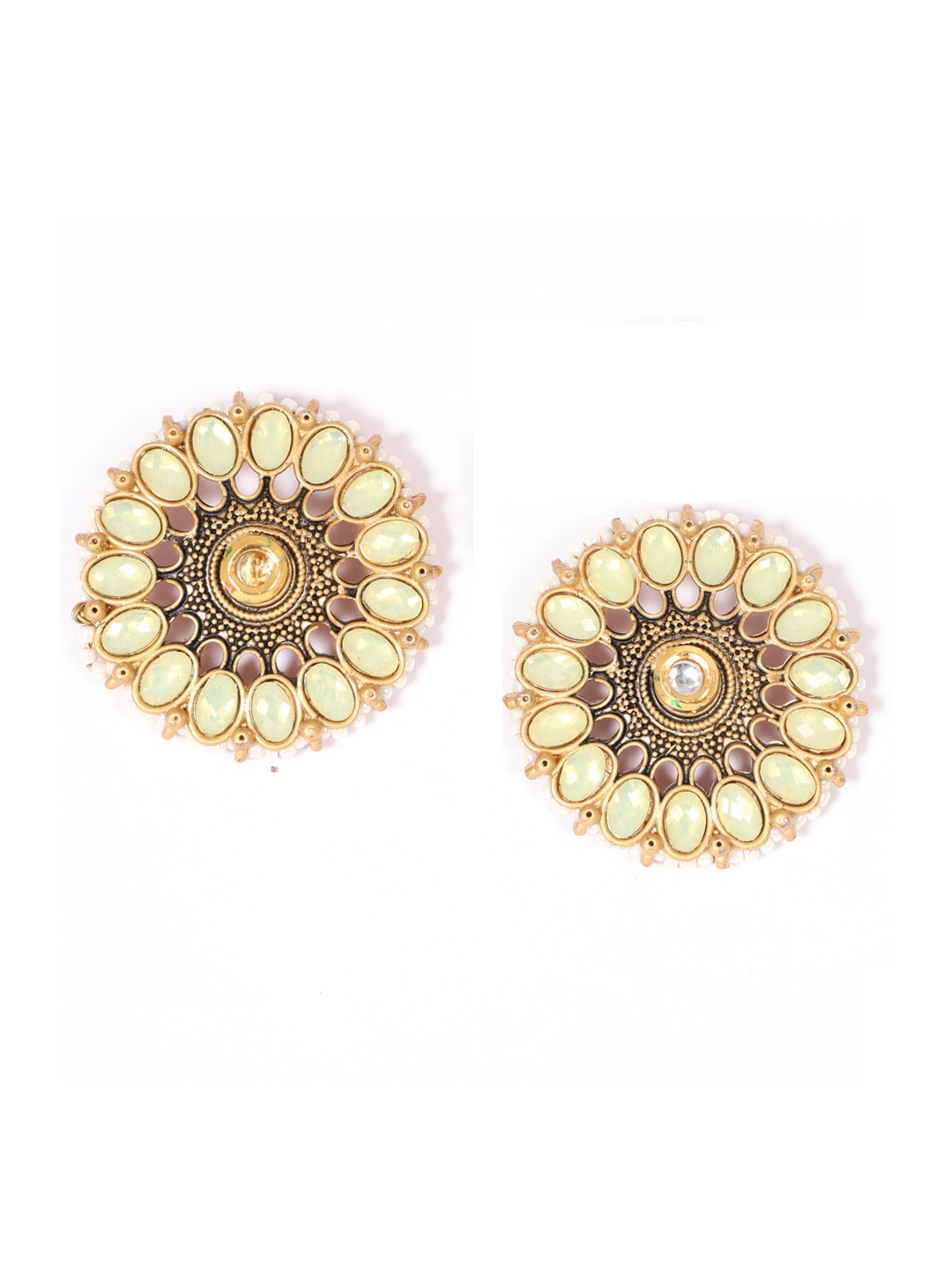 

justpeachy Gold-Toned & Plated Studded Classic Studs Earrings