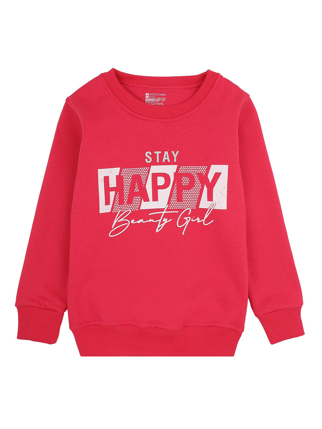 

PROTEENS Girls Fuchsia Printed Sweatshirt