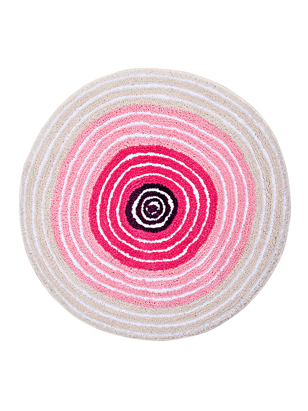 

Saral Home Pink Circular Bath Rug