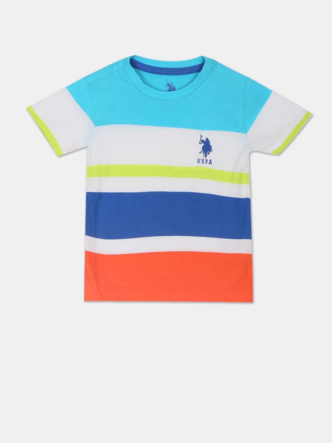 

U S Polo Assn Boys Blue Striped T-shirt