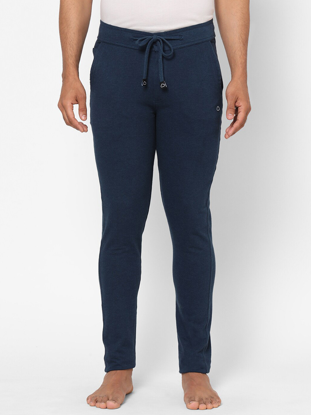 

Sweet Dreams Men Navy Blue Solid Cotton Solid Straight Lounge Pants