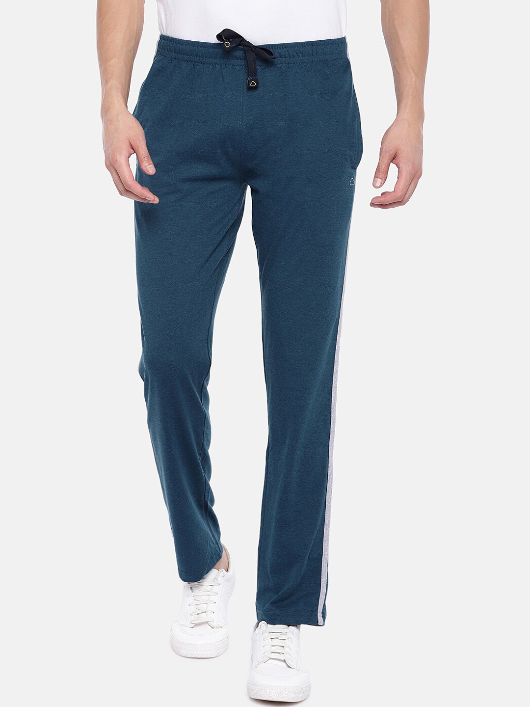 

Sweet Dreams Men Teal Blue Cotton Solid Track Pants