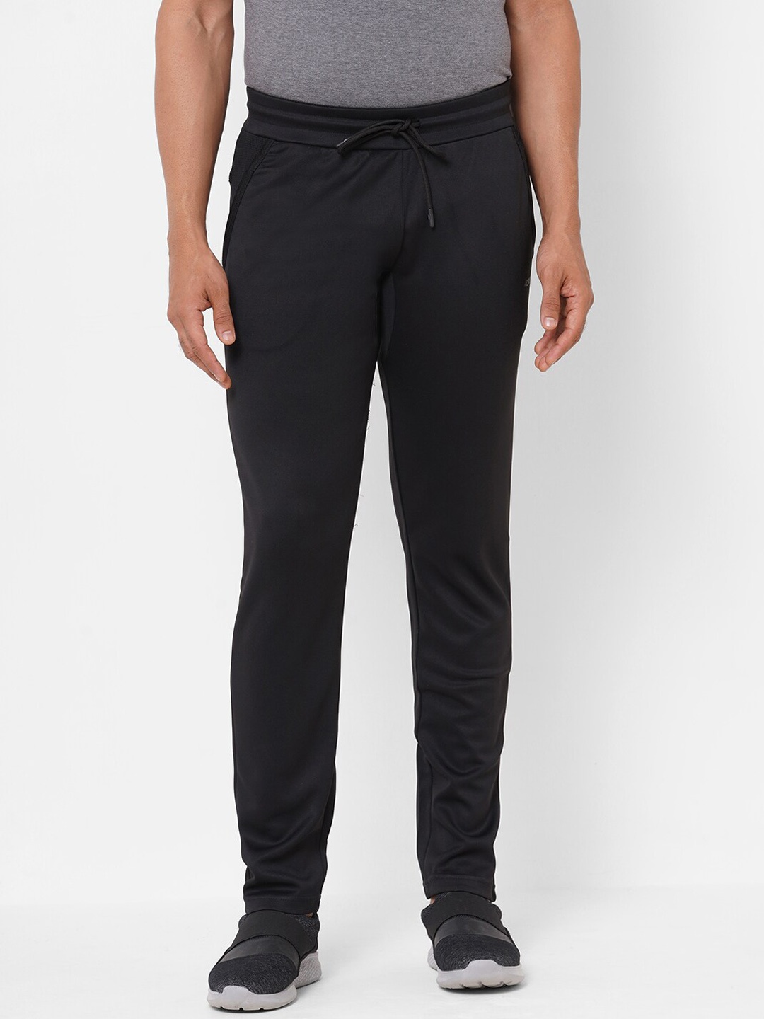 

Sweet Dreams Men Black Solid Cotton Solid Straight Lounge Pants