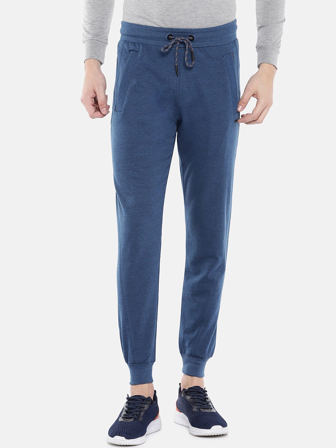 

Sweet Dreams Men Blue Cotton Solid Pyjamas