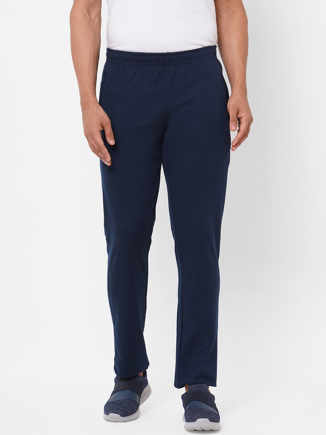

Sweet Dreams Men Navy Blue Cotton Solid Lounge Pants