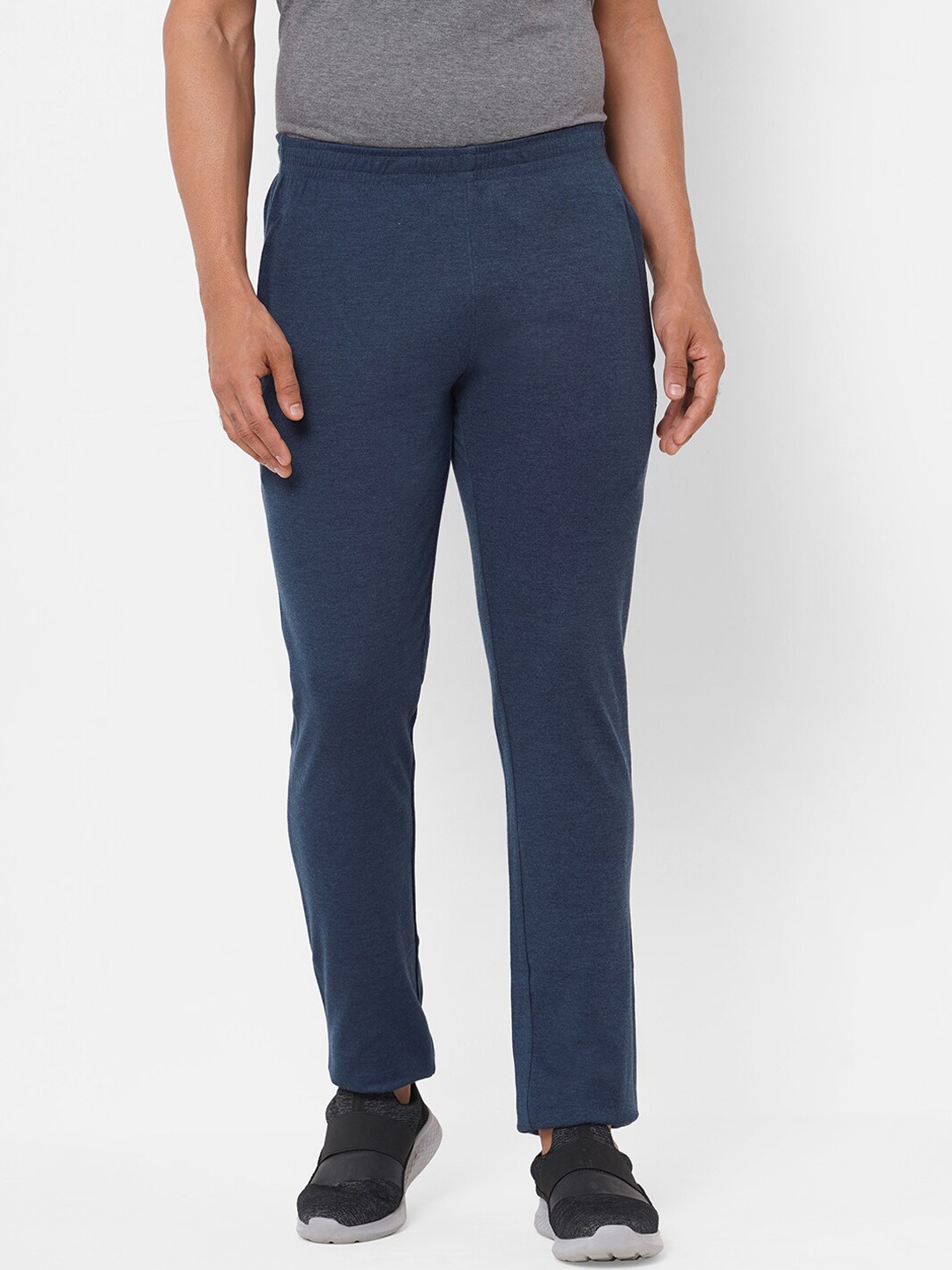 

Sweet Dreams Men Navy Blue Solid Straight Cotton Lounge Pants