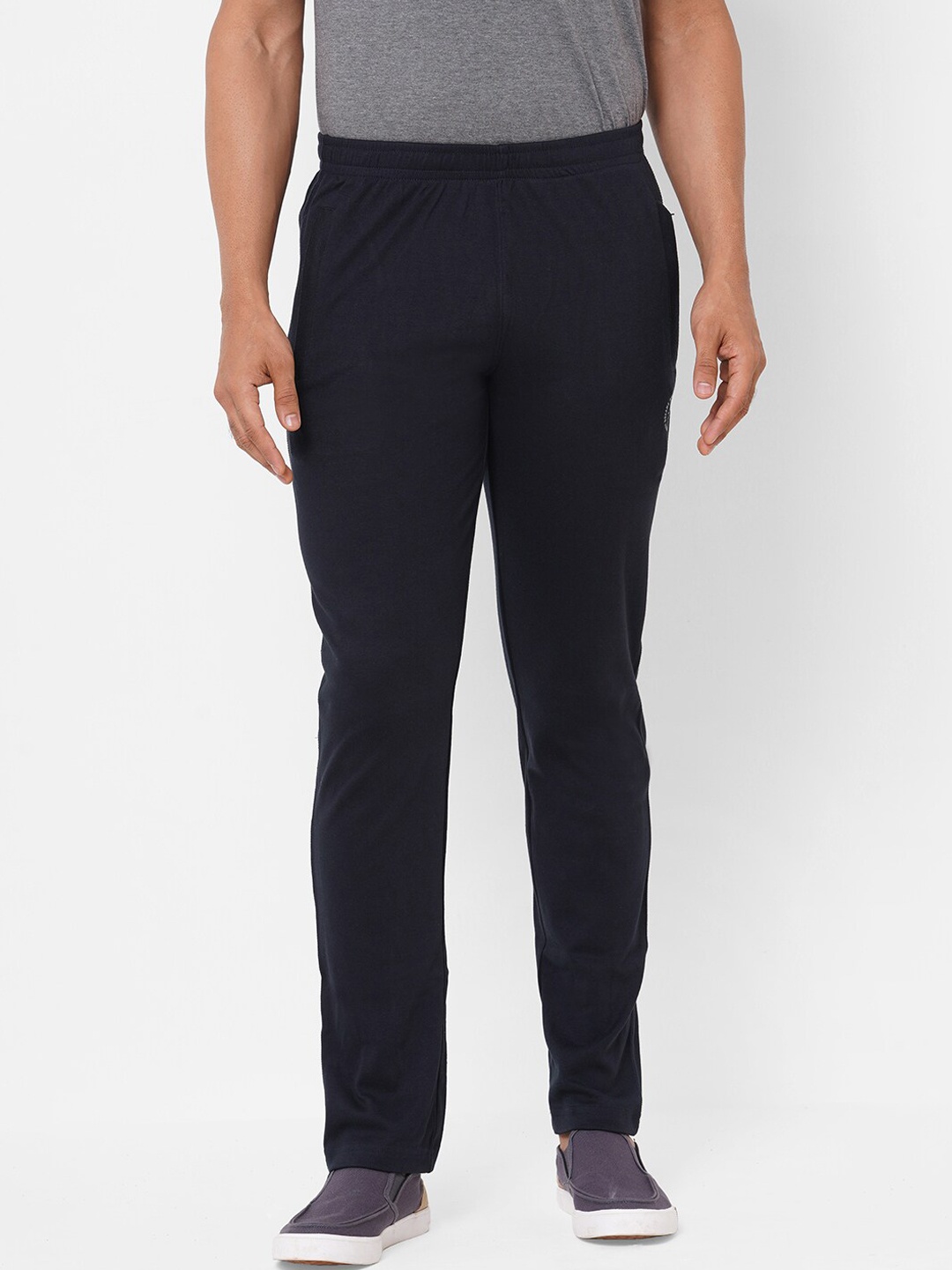 

Sweet Dreams Men Navy Blue Cotton Solid Lounge Pants