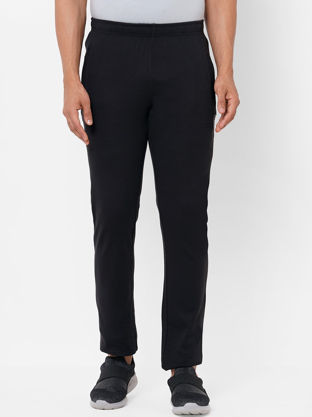 

Sweet Dreams Men Black Cotton Solid Pyjamas