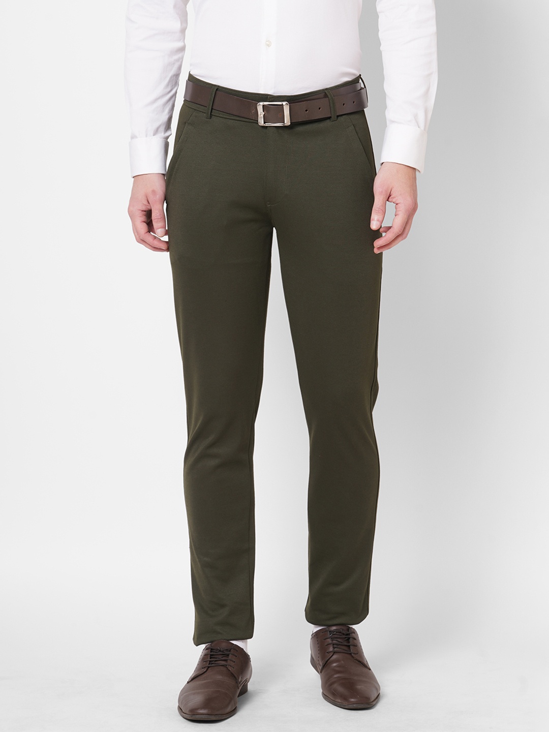 

Sweet Dreams Men Teal Blue Cotton Solid Trousers