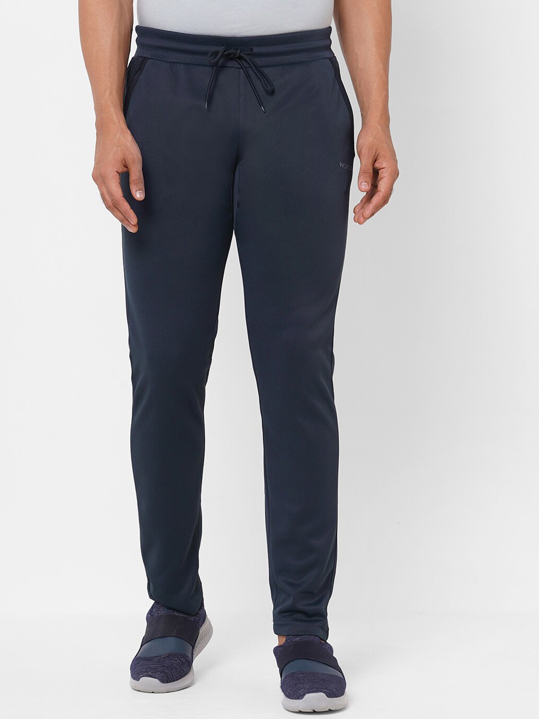

Sweet Dreams Men Navy Blue Cotton Solid Track Pants