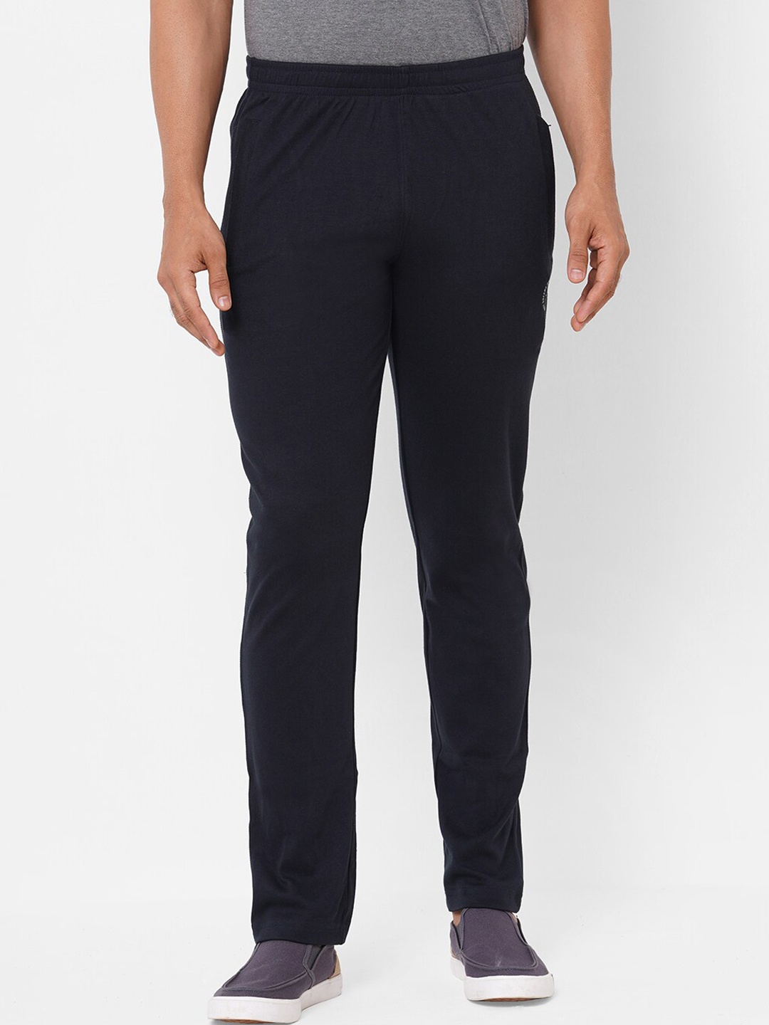 

Sweet Dreams Men Blue Solid Pure Cotton Lounge Pant