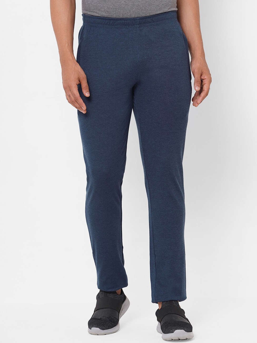 

Sweet Dreams Men Navy Blue Solid Straight Lounge Pants