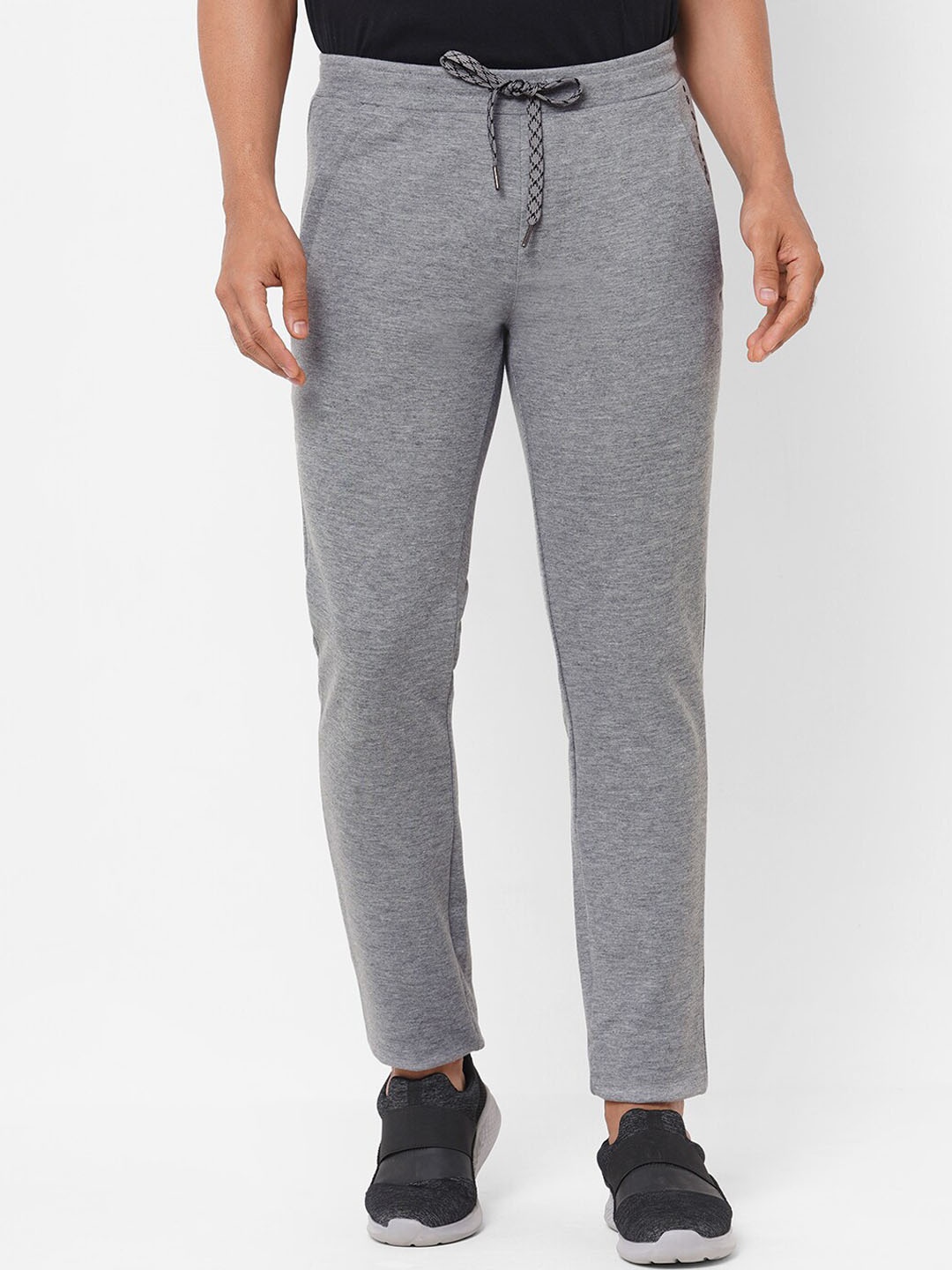 

Sweet Dreams Men Grey Melange Solid Pyjamas