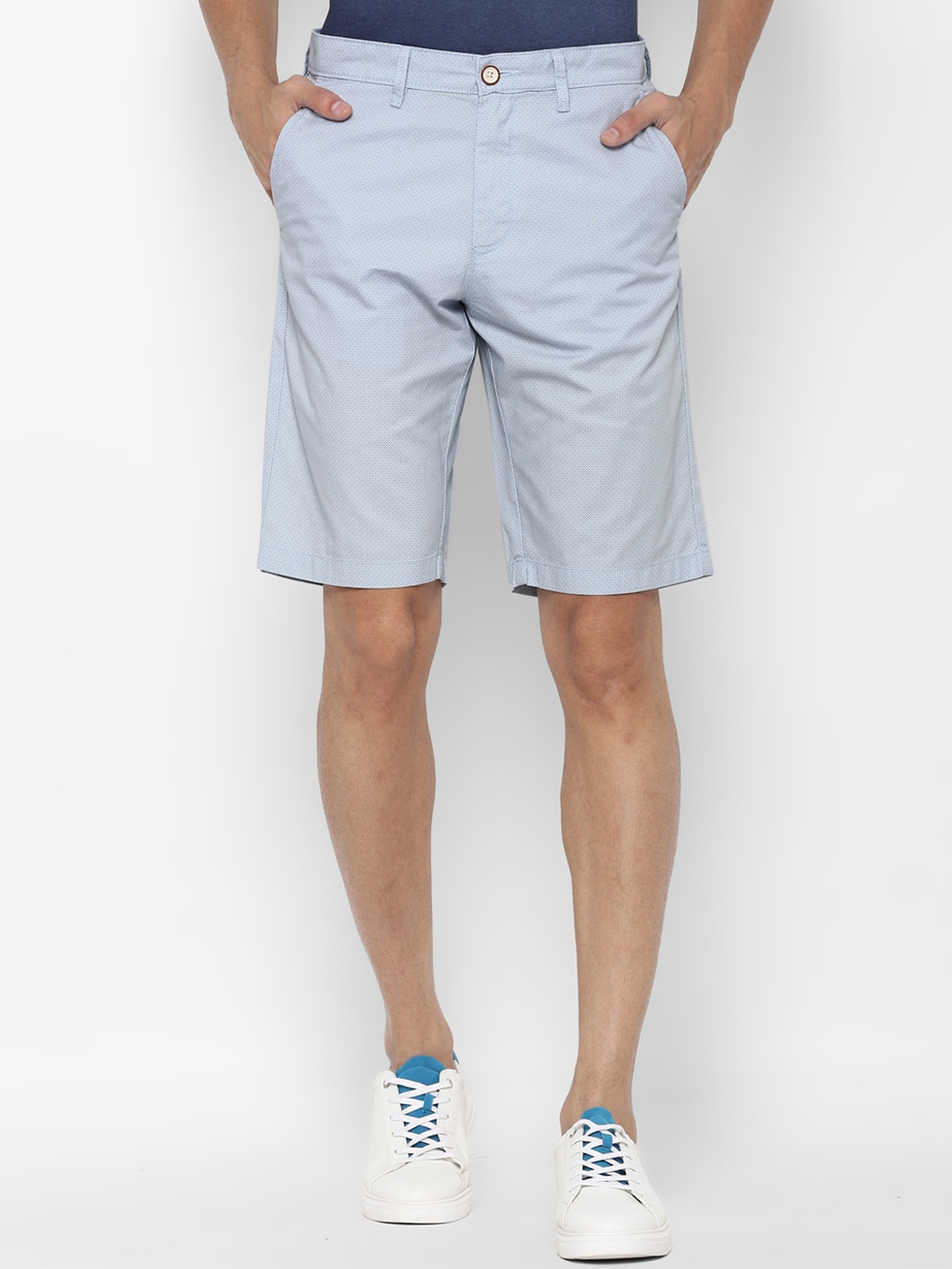 

Allen Solly Men Blue Slim Fit Chino Shorts