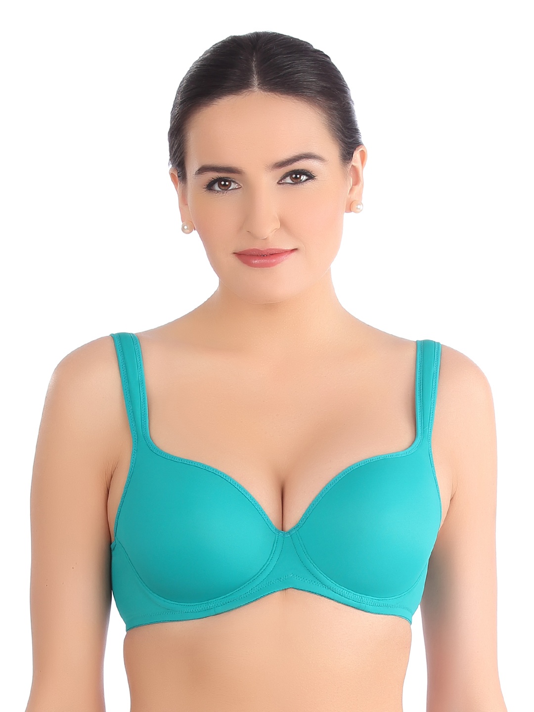

Triumph T-Shirt Bra 39 Padded Wired Seamless T-shirt Bra, Blue