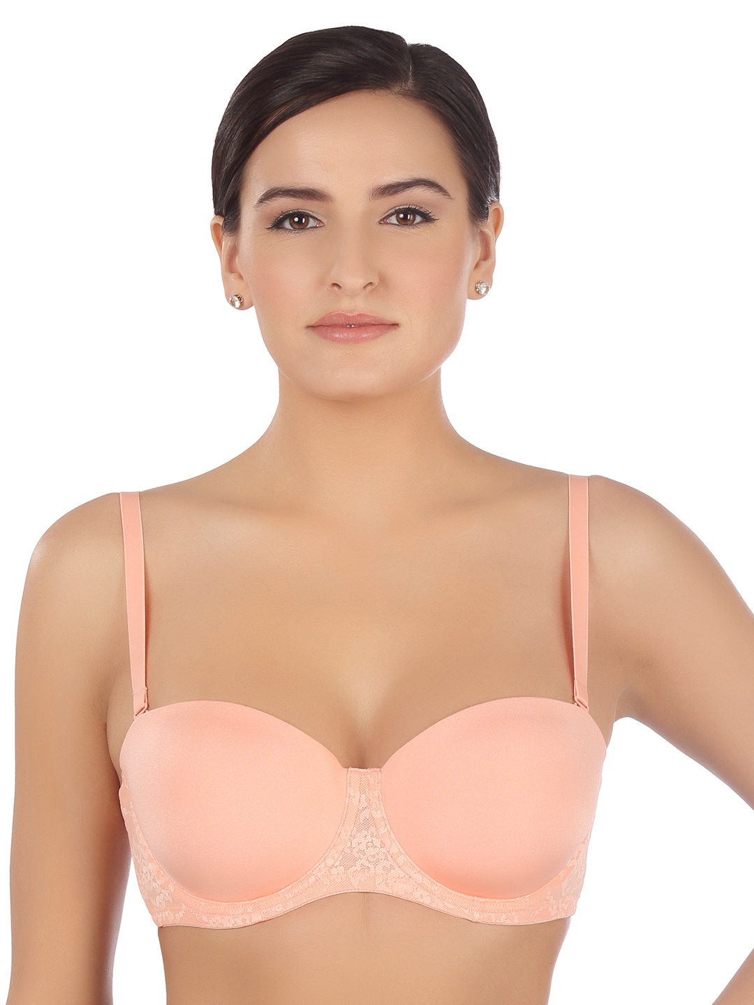 

Triumph Peach-Coloured Medium-Coverage Balconette Bra 122I473