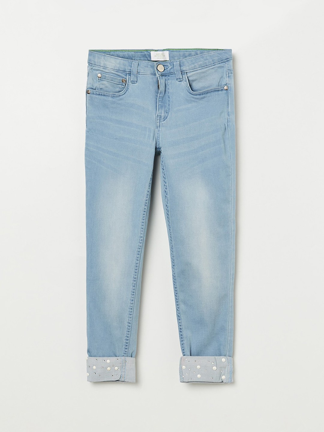 

Bossini Girls Blue Light Fade Stretchable Jeans