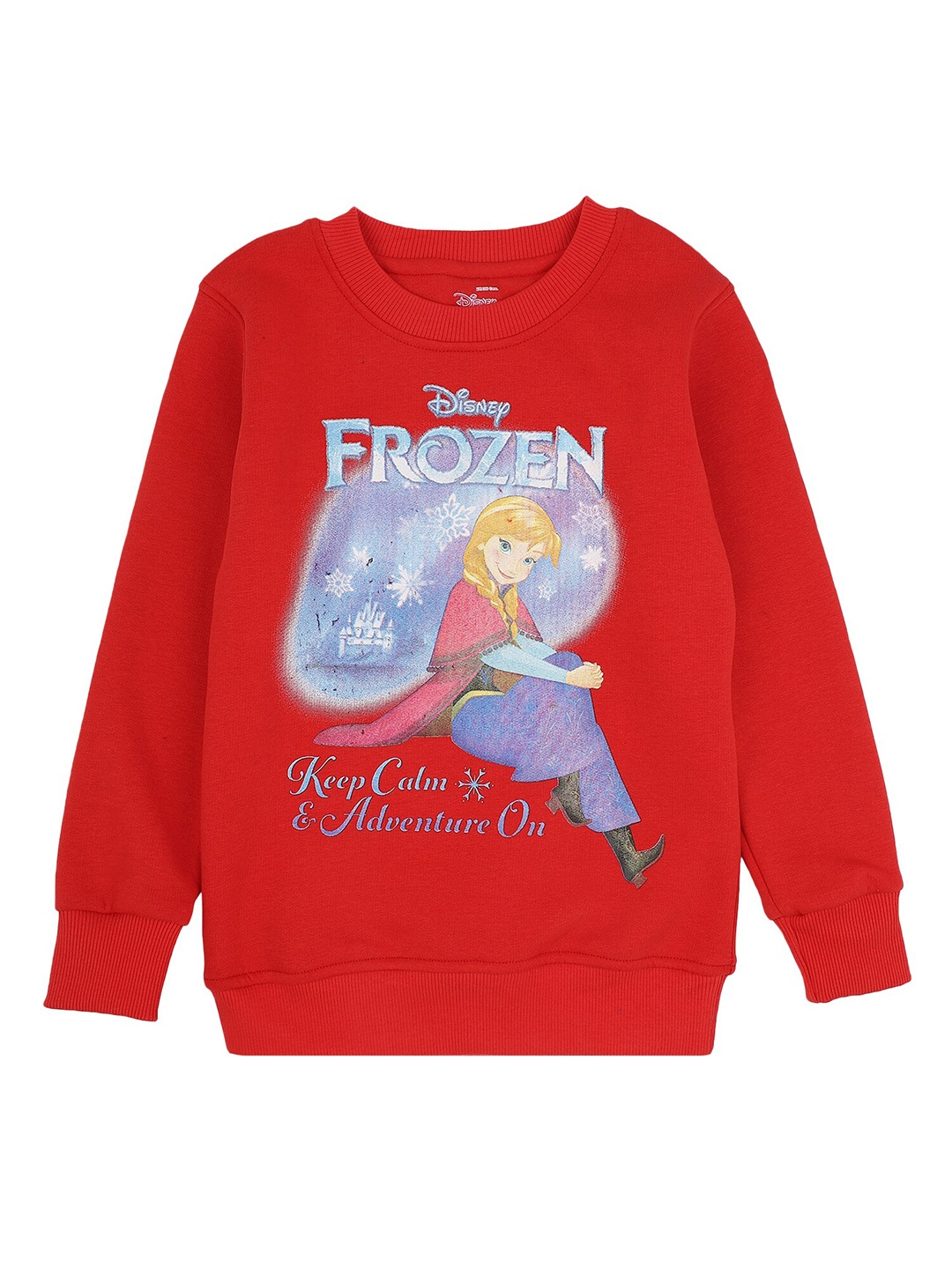 

PROTEENS Girls Red Frozen Printed Sweatshirt