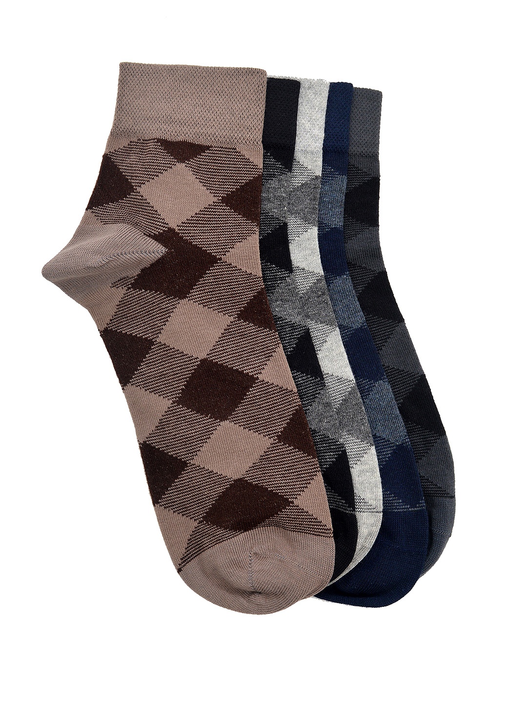 

MARC Men Set of 5 Ankle-Length Socks, Multi