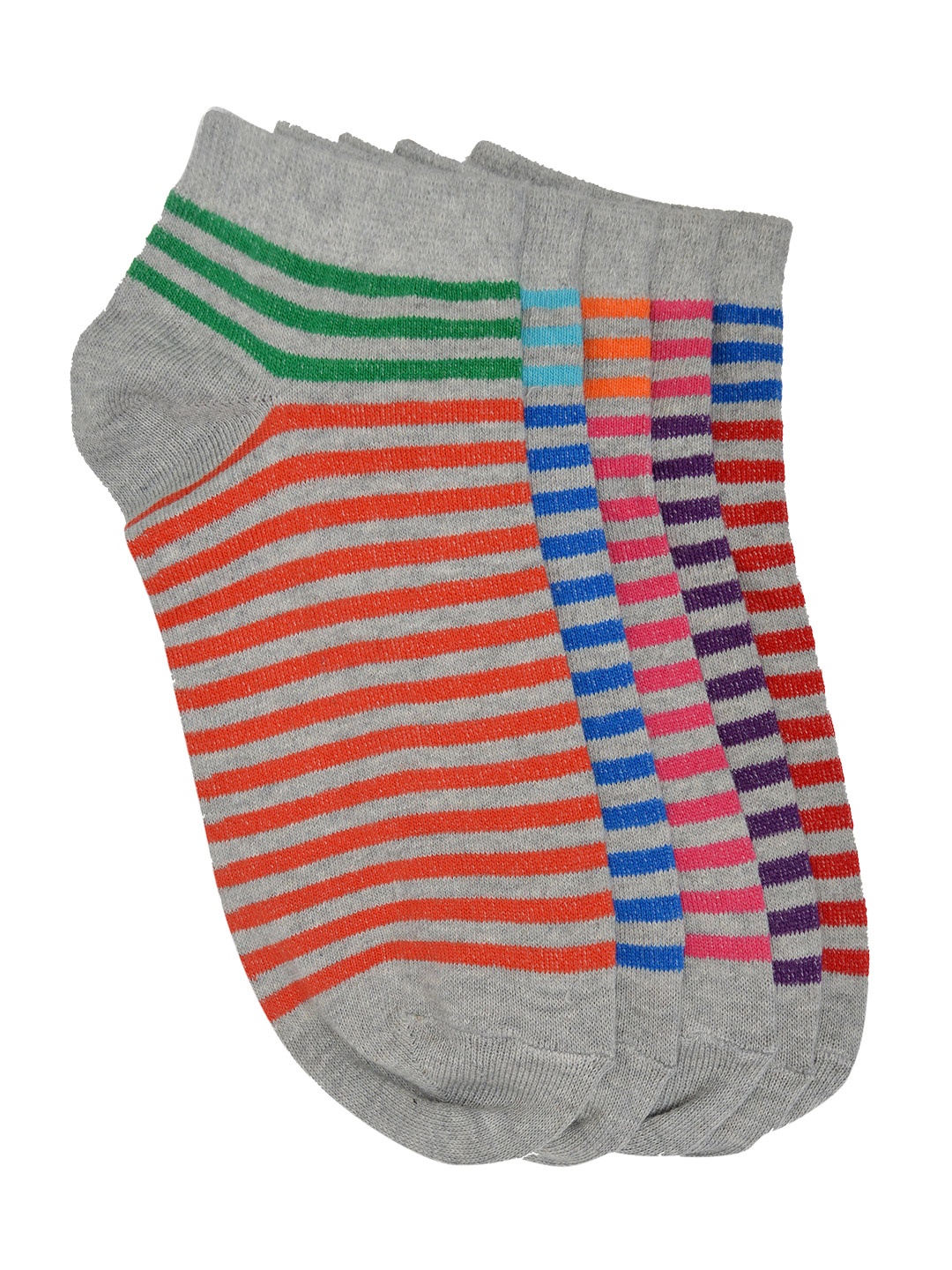 

MARC Women Set of 5 Above Ankle-Length Socks, Multi