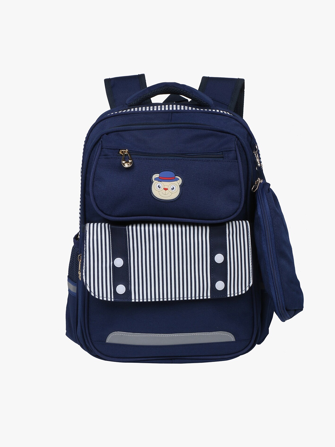 

POKORY Kids Blue & White Striped Backpack