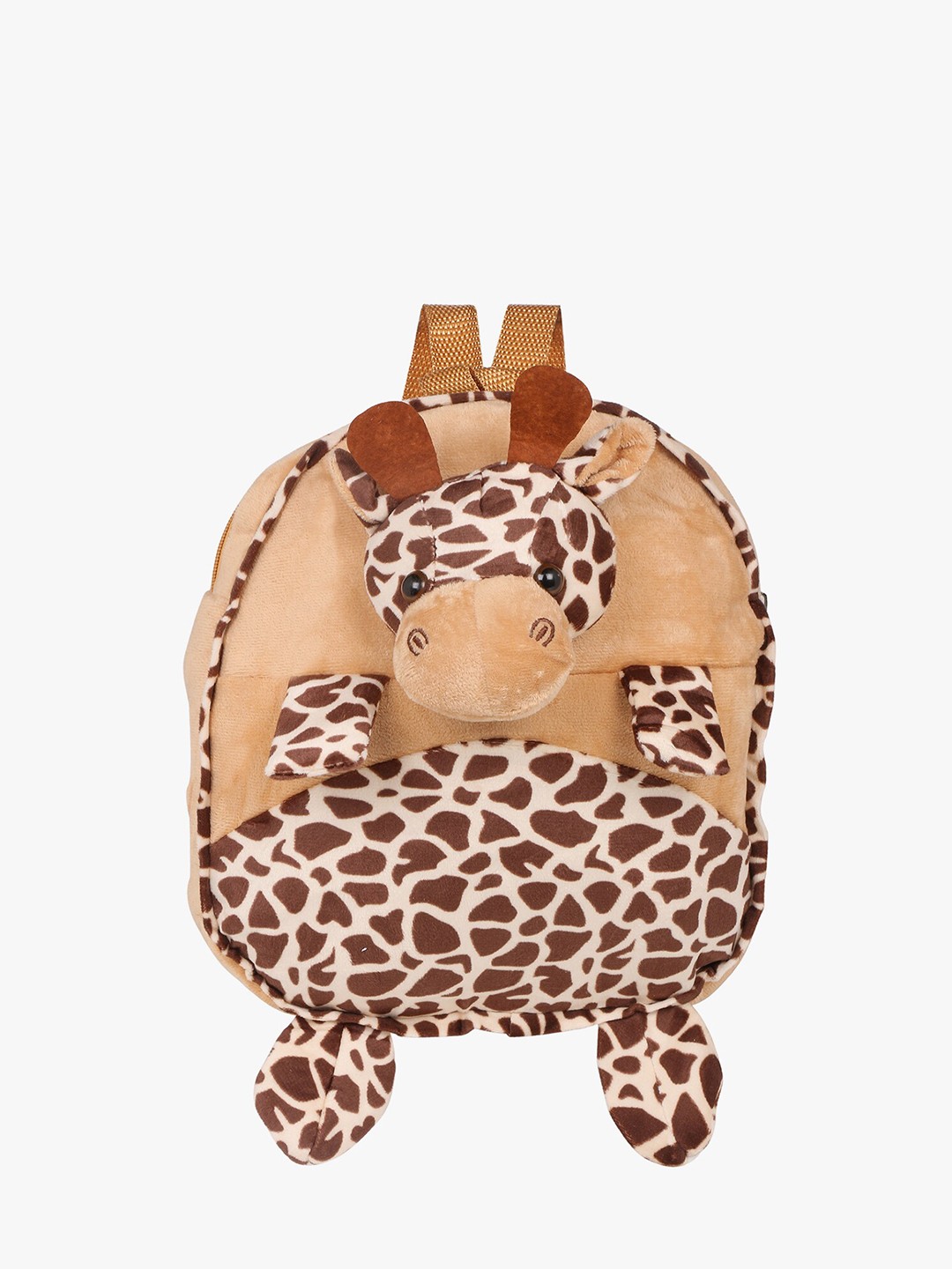 

POKORY Unisex Kids Yellow & Brown Backpack