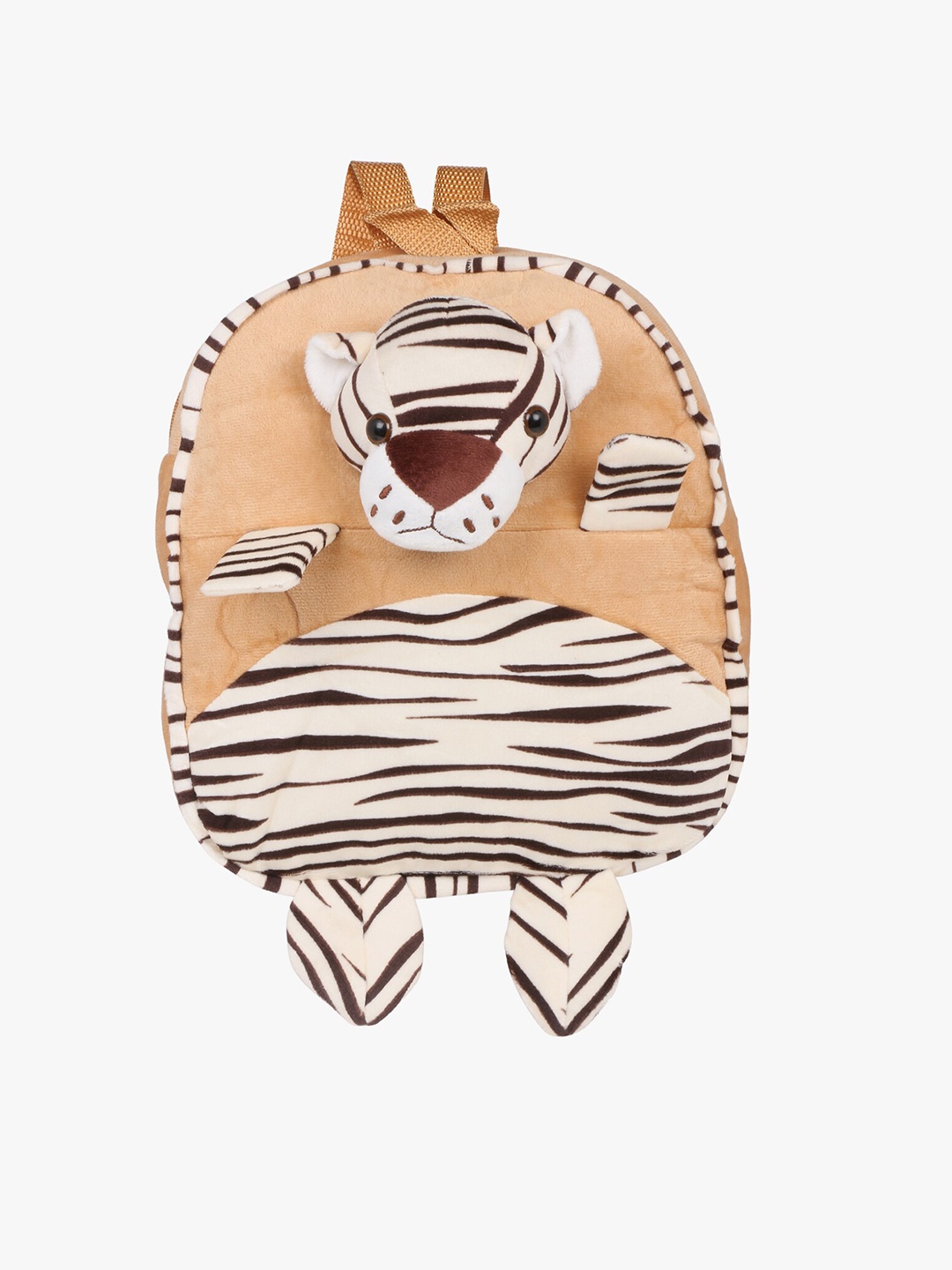 

POKORY Kids Brown Textured Toy Backpack