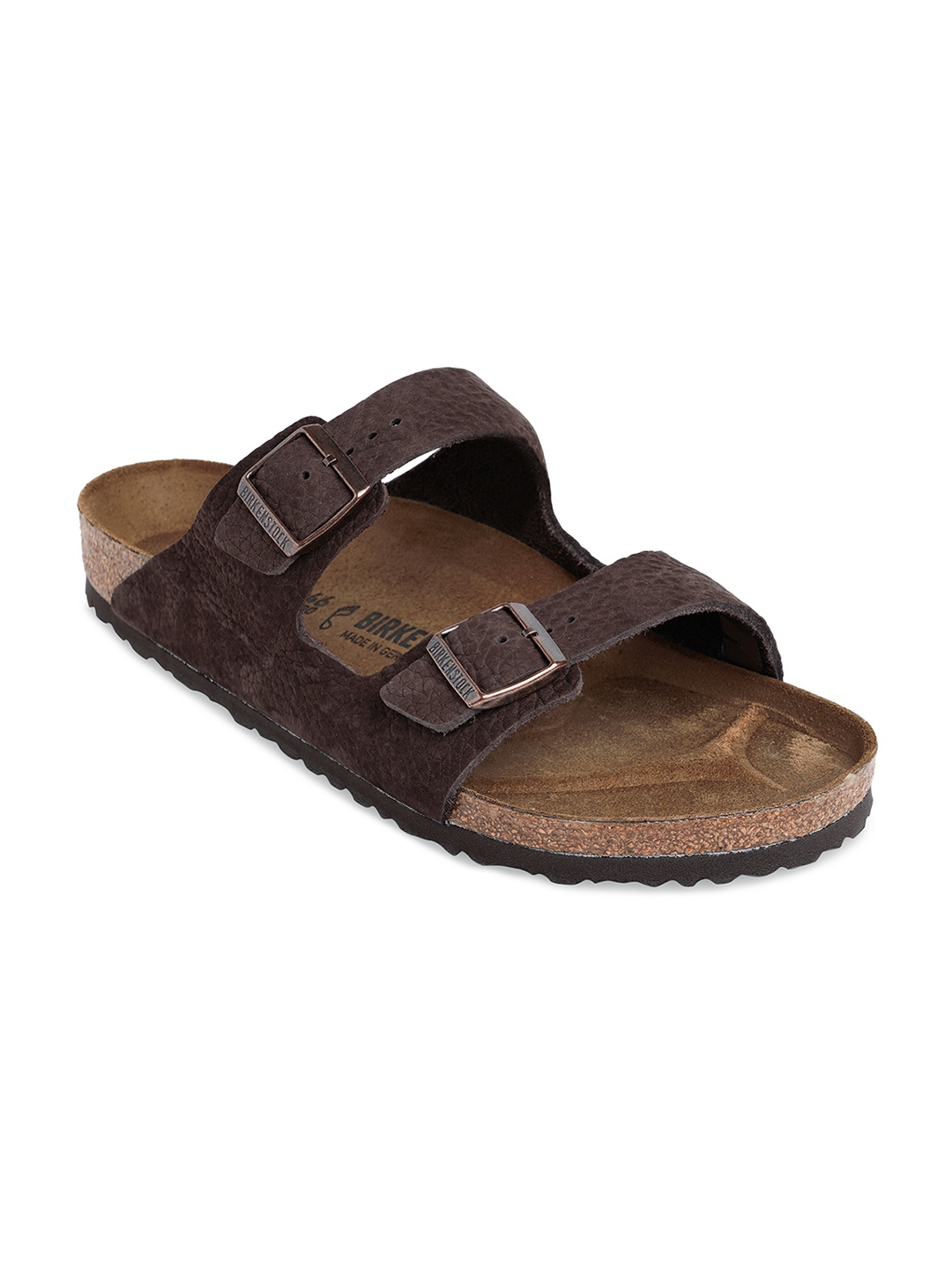 

Birkenstock Men Regular Width Brown Arizona Sliders