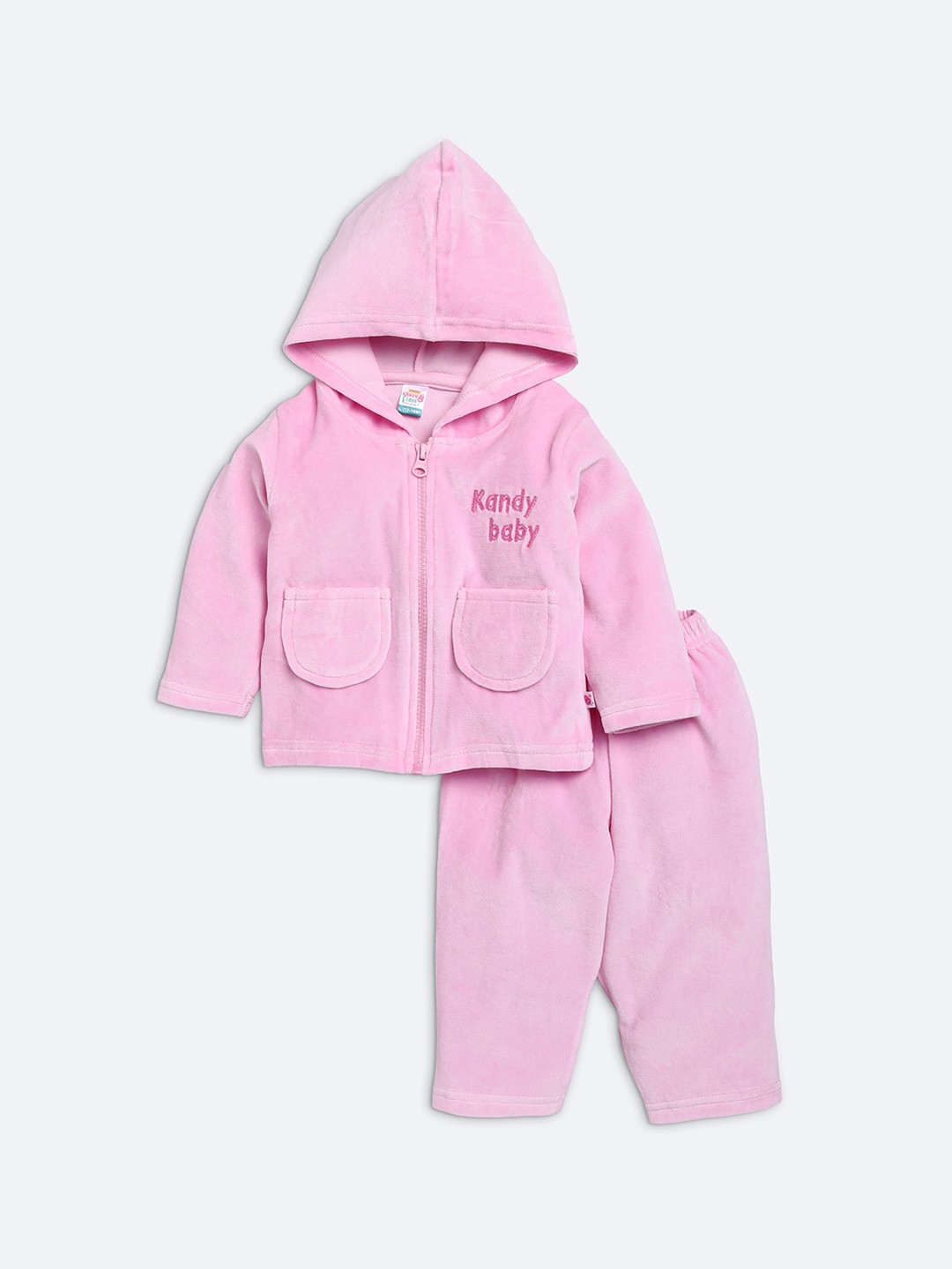 

AMUL Kandyfloss Unisex Kids Pink Printed Night suit