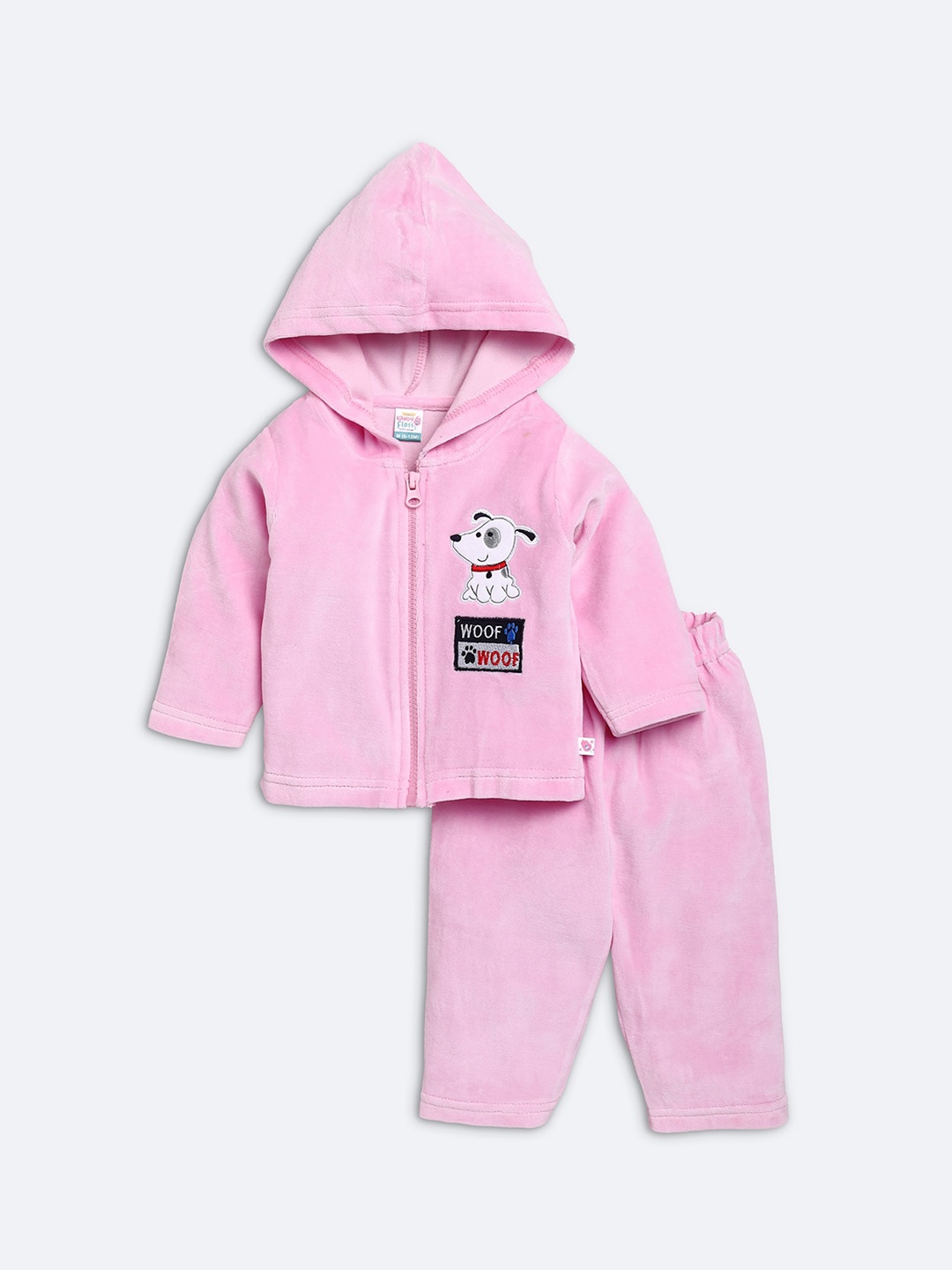 

AMUL Kandyfloss Unisex Kids Pink Printed Night suit