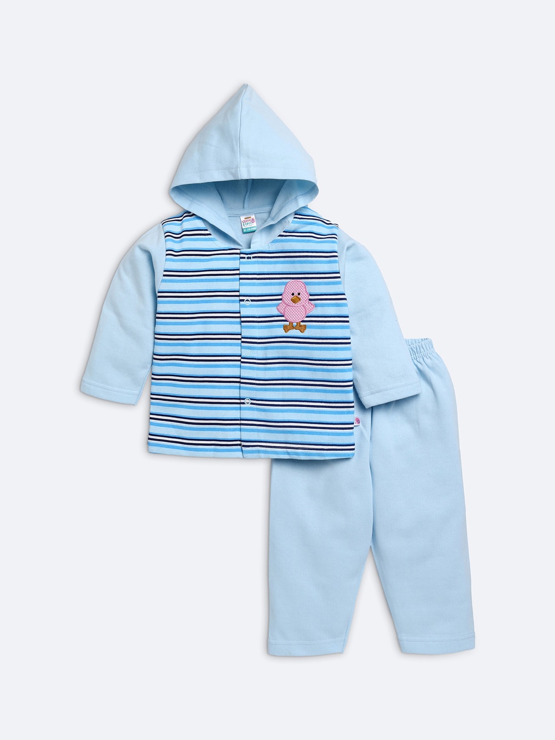 

AMUL Kandyfloss Unisex Kids Blue Hoodie Winter Co-Ord Set