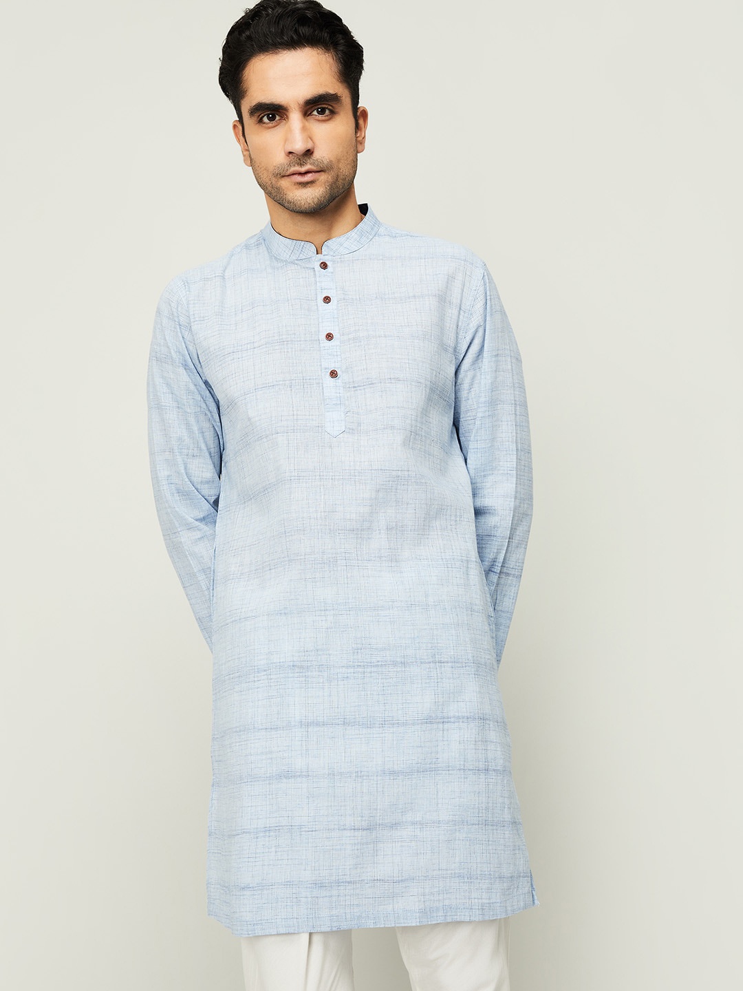 

Melange by Lifestyle Men Blue Kurta