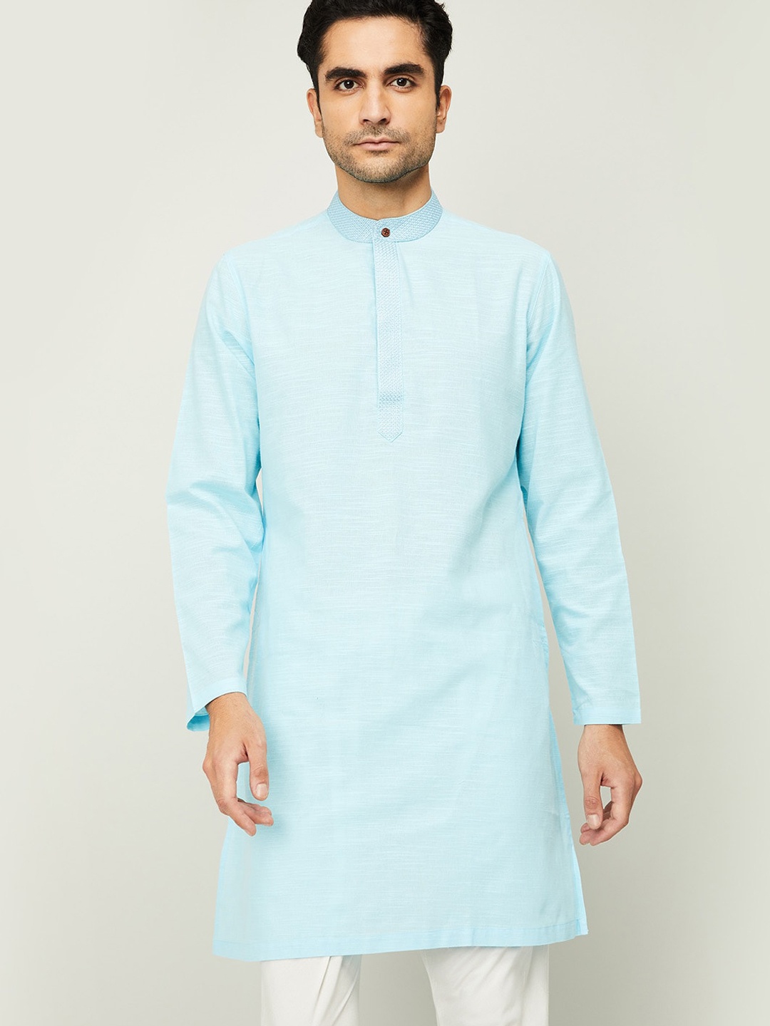 

Melange by Lifestyle Men Blue Kurta