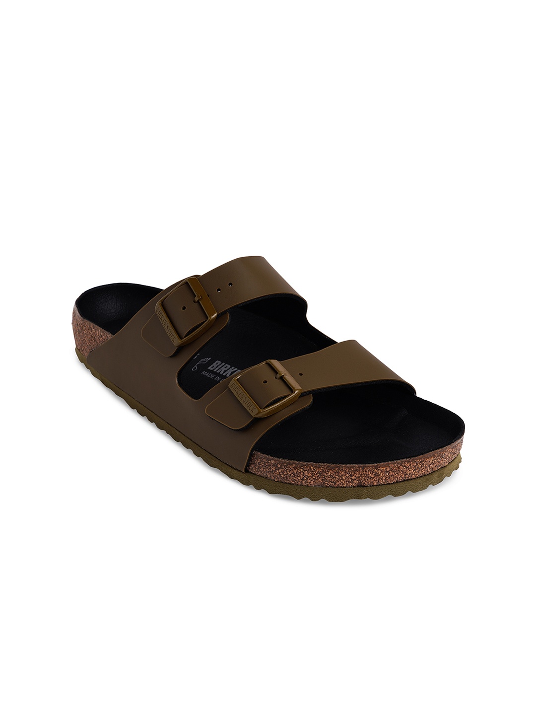 

Birkenstock Unisex Green Regular Width Arizona Icy Pine Slide Sandals