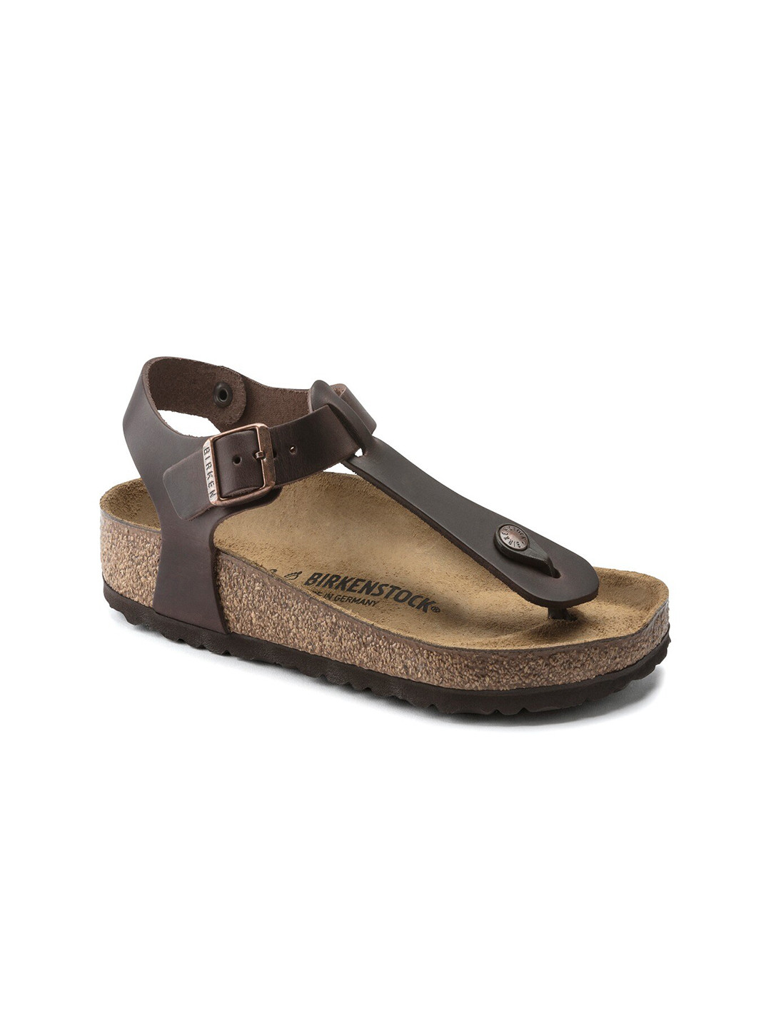 

Birkenstock Unisex Brown Regular Width Kairo Habana Sandals