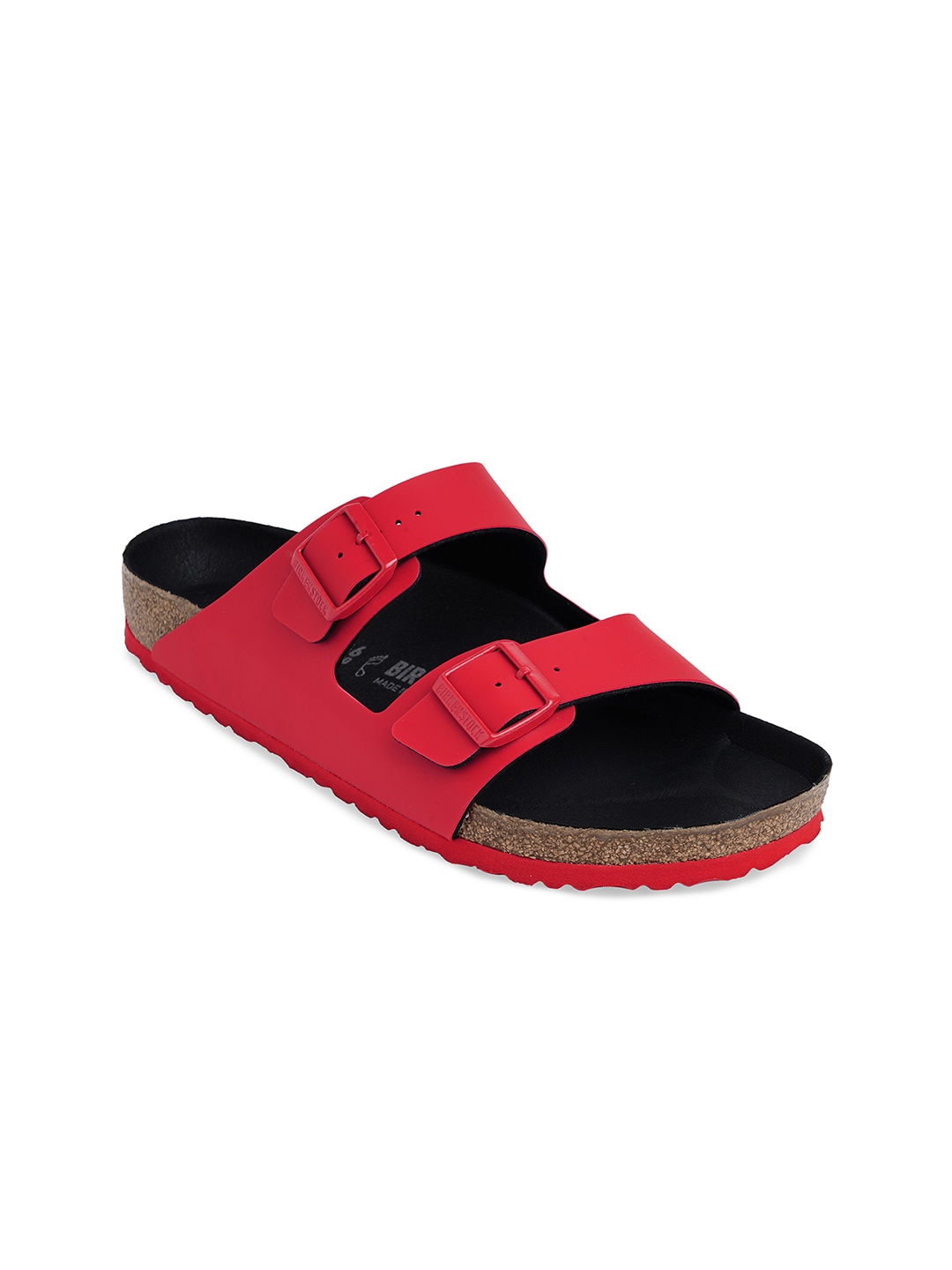 

Birkenstock Unisex Regular Width Red Icy Active Arizona Slide Sandals