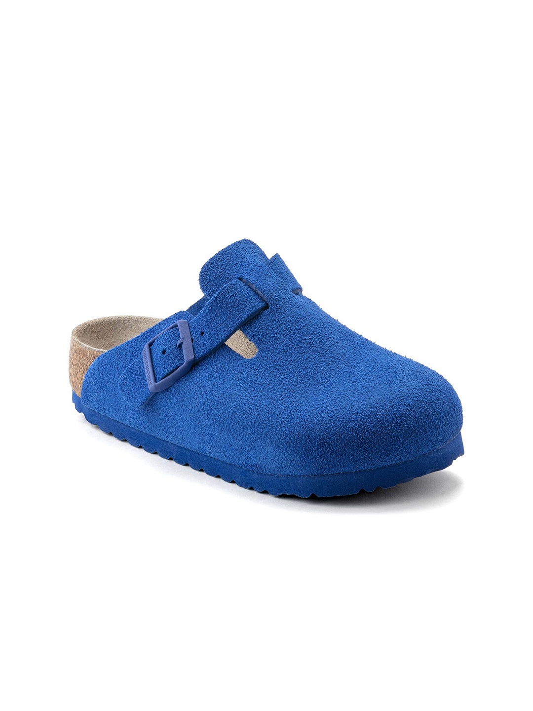 

Birkenstock Boston Ultra Blue Narrow Width Suede Leather Clogs