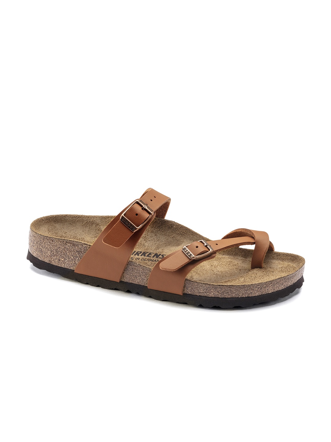 

Birkenstock Mayari Ginger Brown Regular Width Birko-Flor Thong Sandals