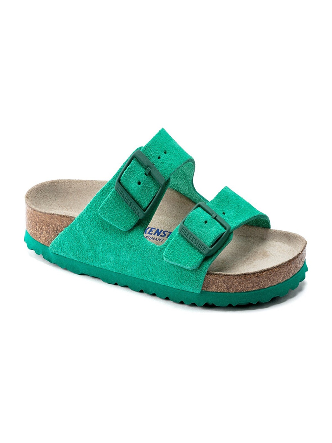 

Birkenstock Unisex Bold Green Arizona Slide Regular Width Sandals