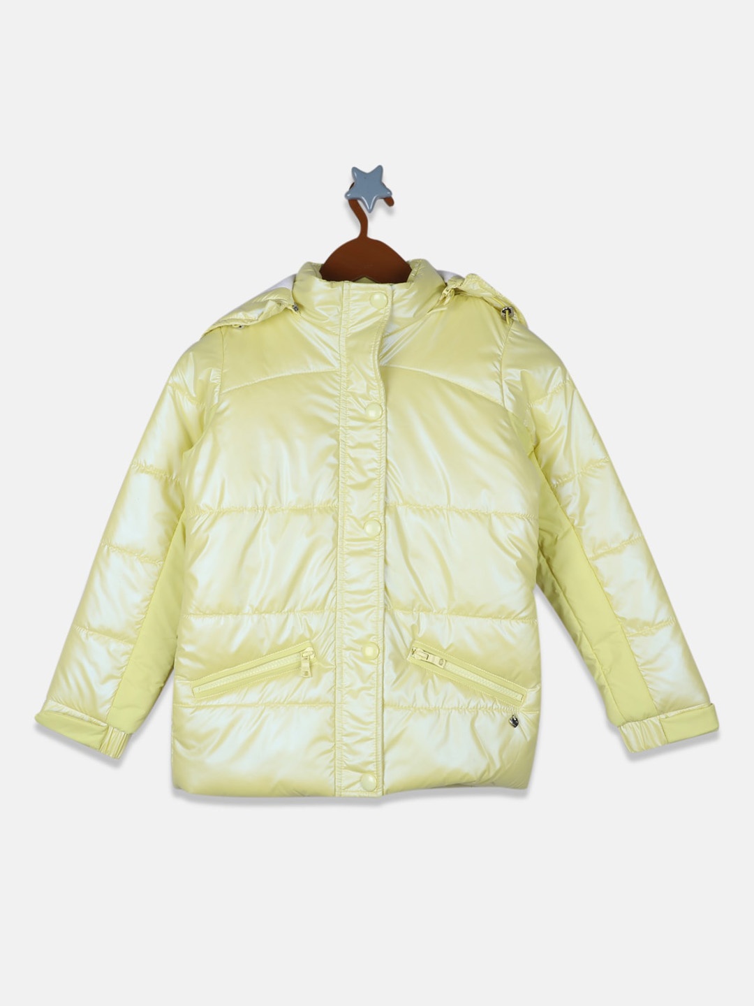 

Monte Carlo Girls Yellow Lightweight Puffer Jacket