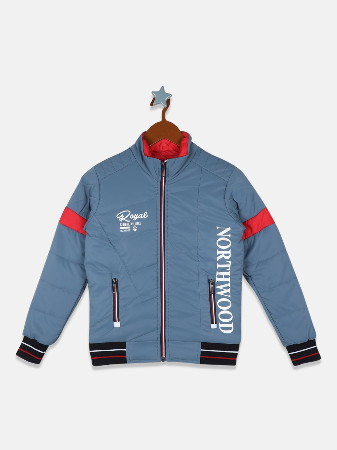 

Monte Carlo Boys Blue Lightweight Bomber Jacket