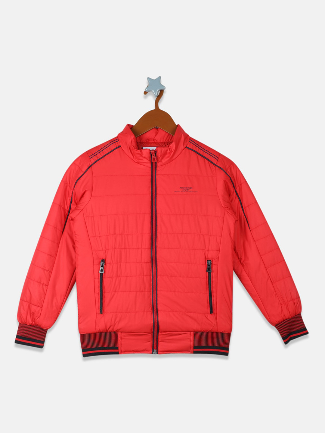 

Monte Carlo Boys Red Lightweight Puffer Jacket