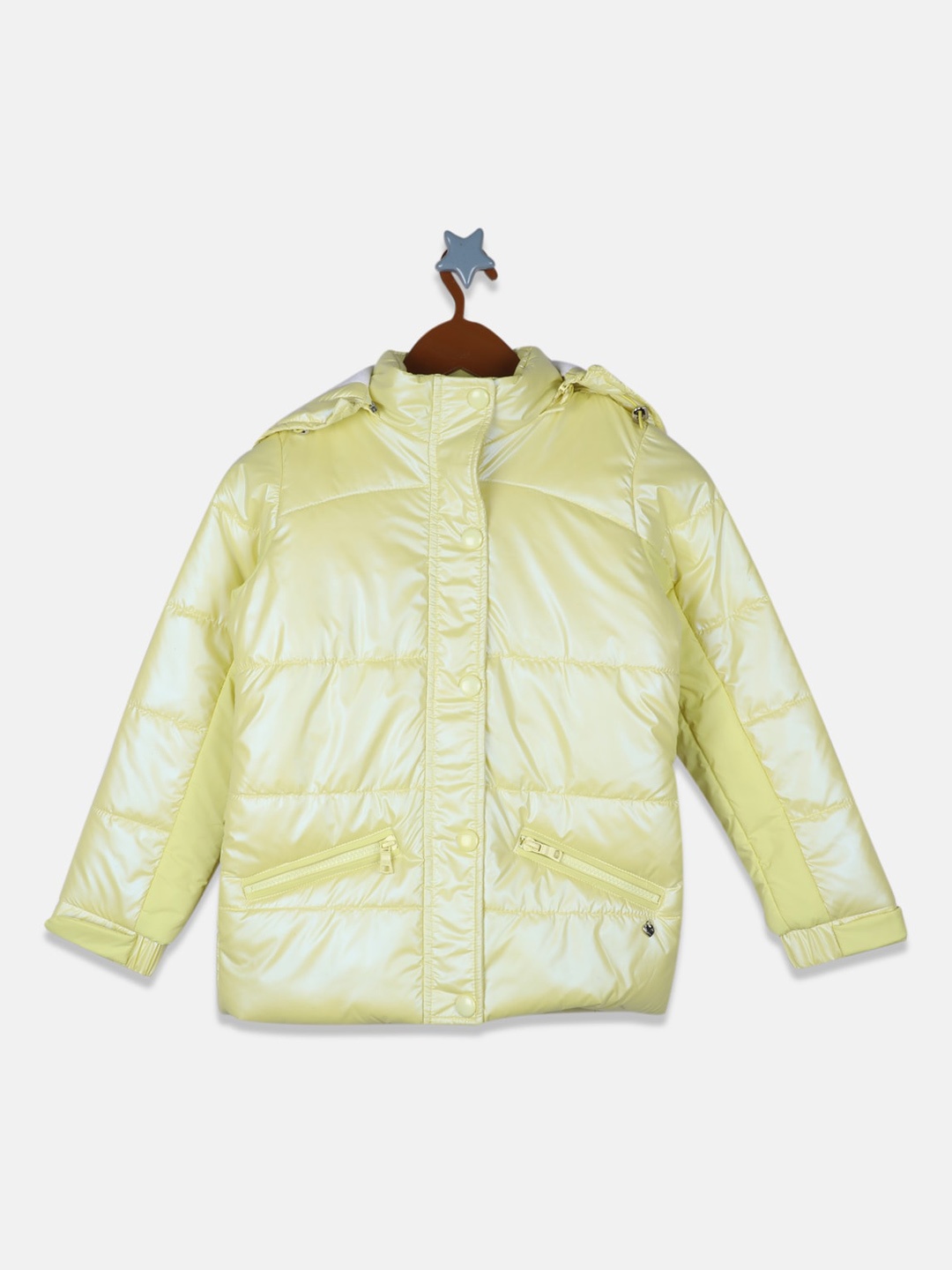 

Monte Carlo Girls Yellow Lightweight Puffer Jacket