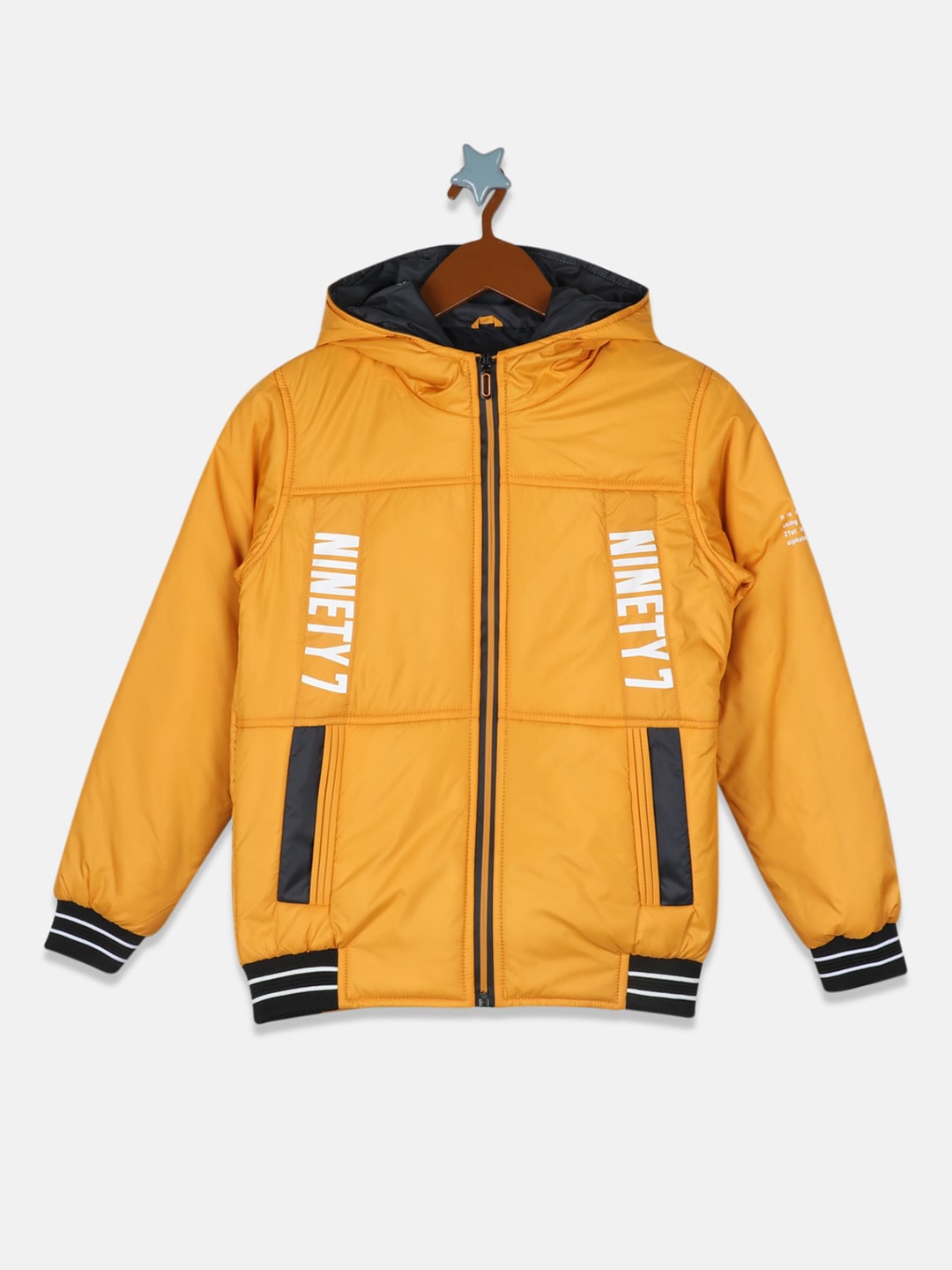 

Monte Carlo Boys Mustard Lightweight Bomber with Patchwork Jacket
