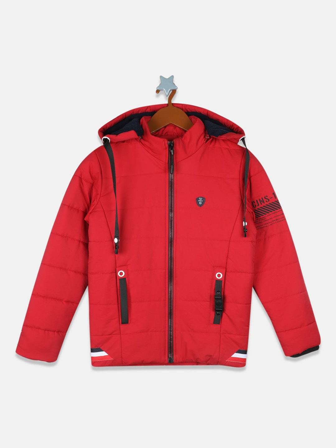 

Monte Carlo Boys Red Lightweight Padded Jacket
