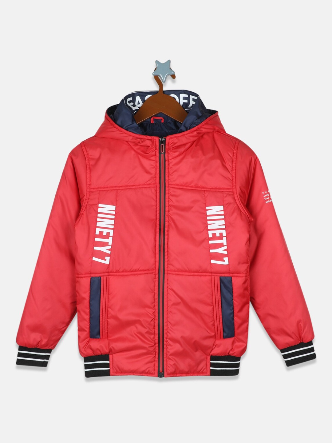 

Monte Carlo Boys Red Lightweight Bomber with Patchwork Jacket