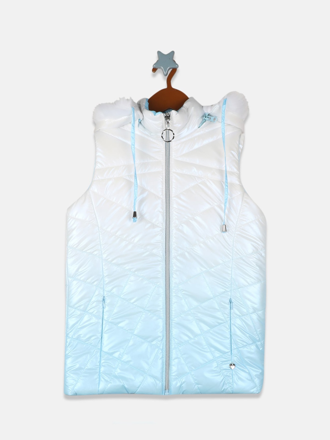 

Monte Carlo Girls Blue Ombre Lightweight Puffer Jacket